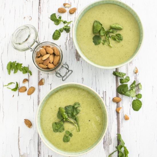 Leek Potato and Watercress Soup