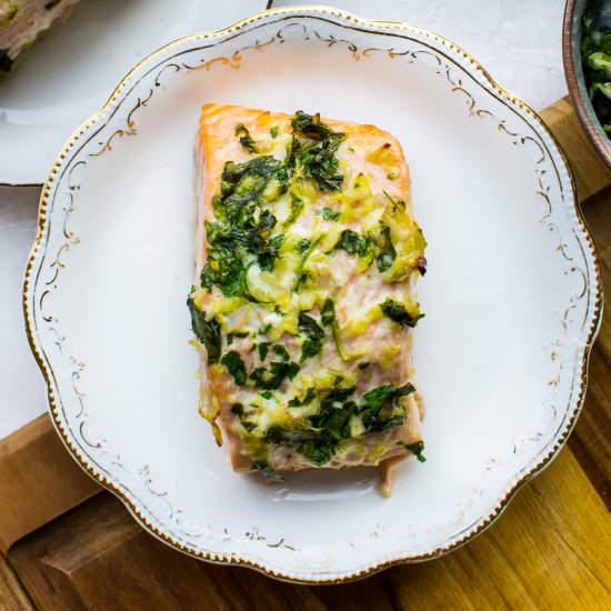 Baked Lemon-Herb Salmon