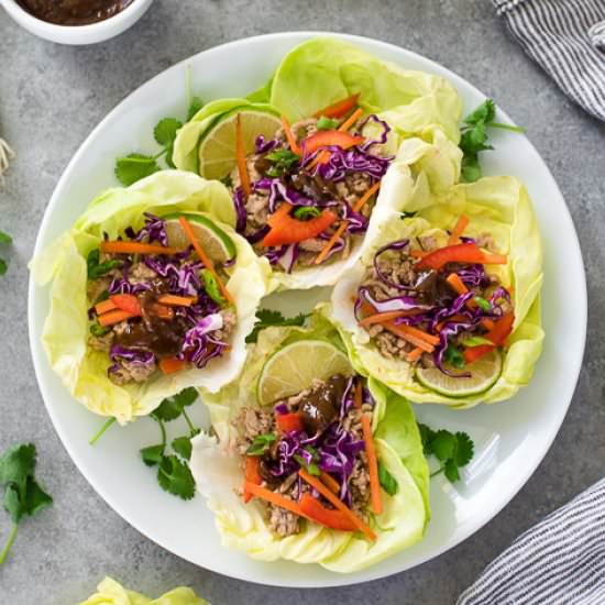 Easy Chicken Lettuce Wraps