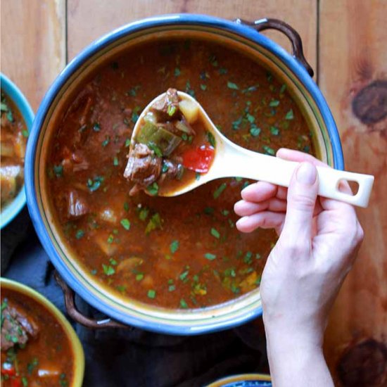 Instant Pot Beef Vegetable Soup