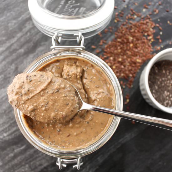 Sunflower seed butter with flax