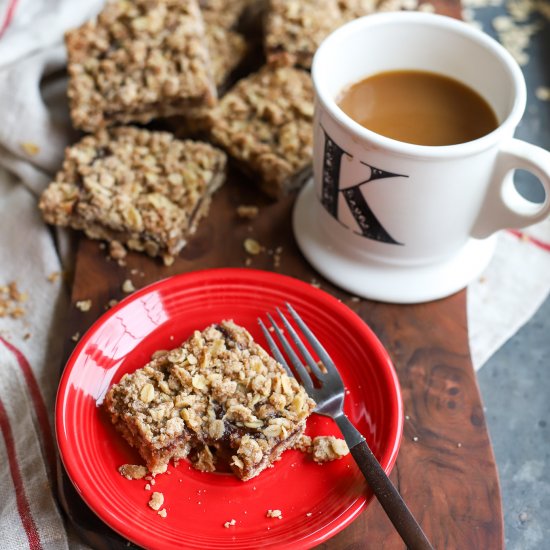 Oatmeal Jam Bars