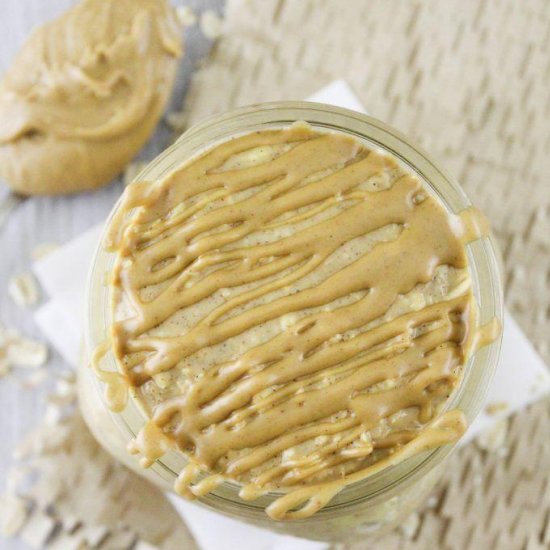 Peanut Butter Overnight Oatmeal