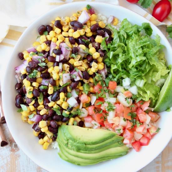 Vegan Burrito Bowl