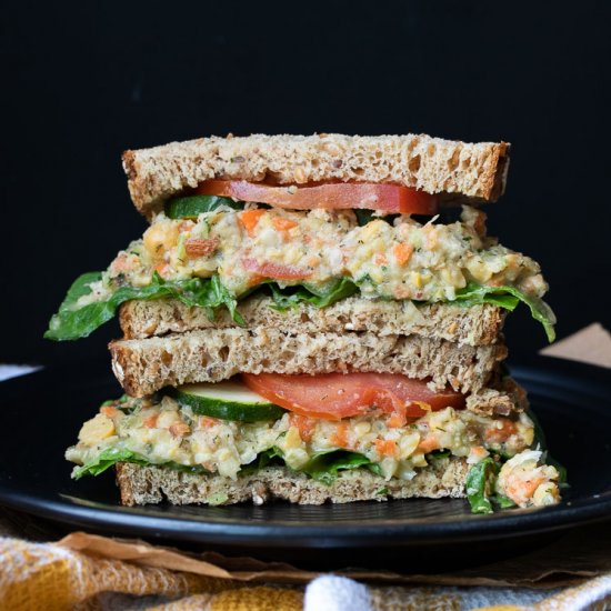 Vegan Chickpea Sandiwch