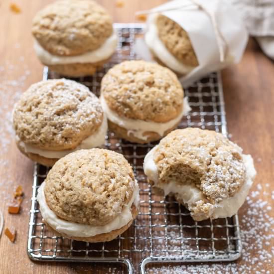 Cinnamon and Ginger Whoopie Pies