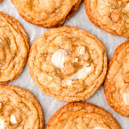 White Chocolate Macadamia Cookies