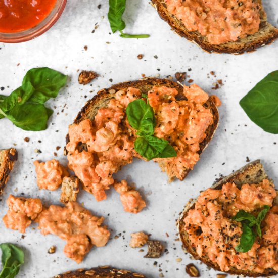 Tahini Marinara Crushed Meatballs