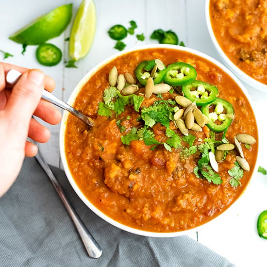 Spicy Sweet Potato Soup