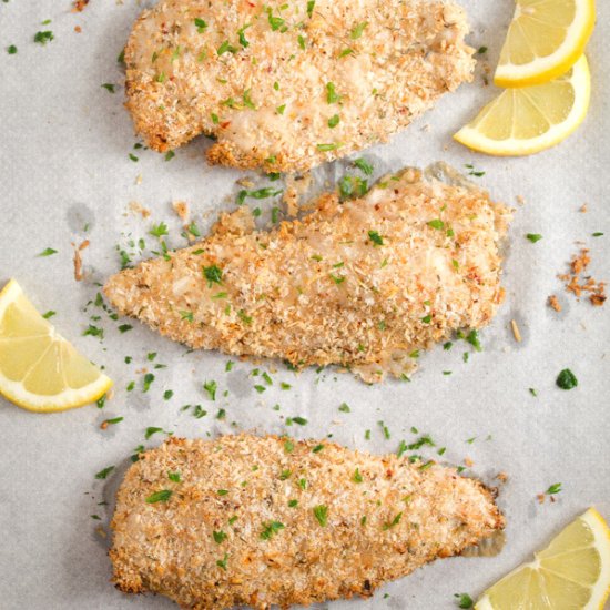 Baked Panko Chicken Breast