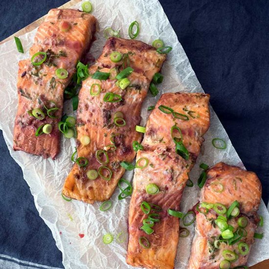 easy baked ocean trout