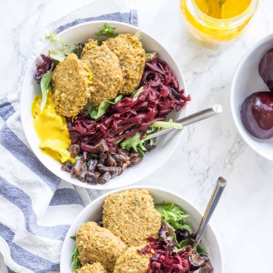 Turmeric Falafel Bowl