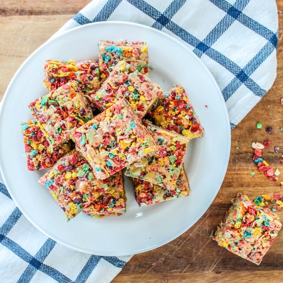 PB & J Crispy Treats