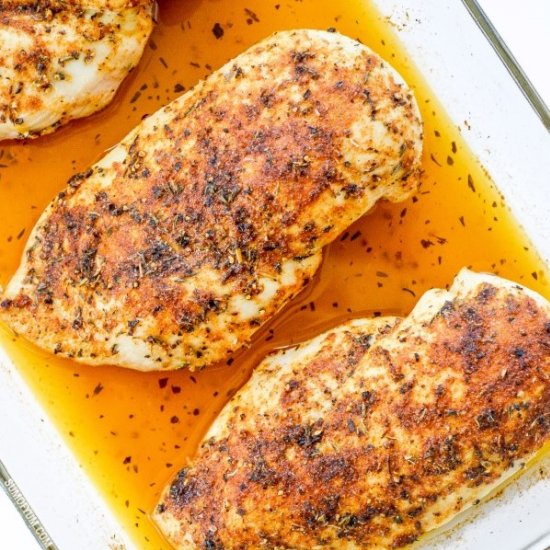 Baked Cajun Chicken Breasts