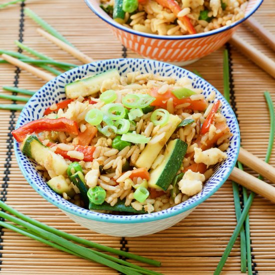 30-minute Vegetable Egg Fried Rice