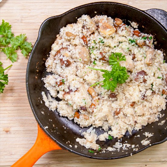 Wild Mushroom & Cauliflower Rice