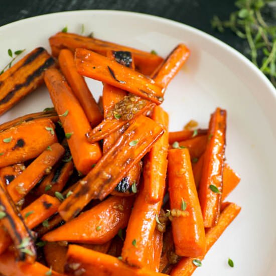 Bourbon Glazed Carrots