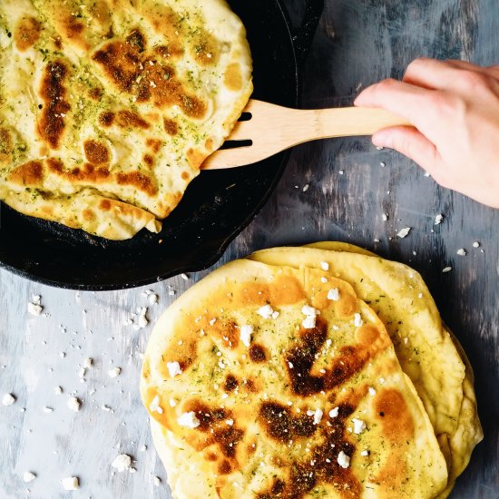 Easy Buttermilk Naan