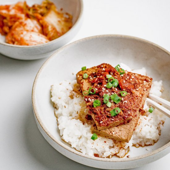 Korean Braised Tofu