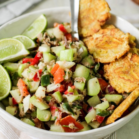 Chayote Tuna Salad