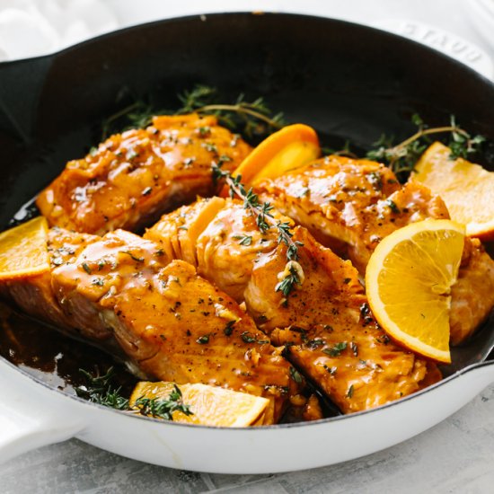 Orange Glazed Salmon