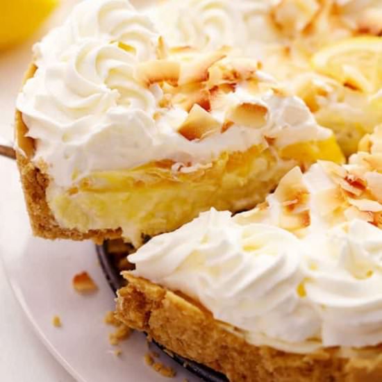 Lemon Macaroon Cheesecake – No Bake