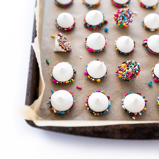 Confetti Meringue Kisses