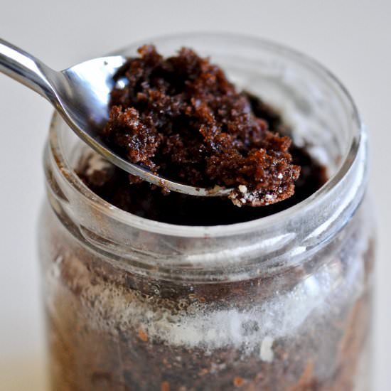 Single-Serving Brownie in a Jar