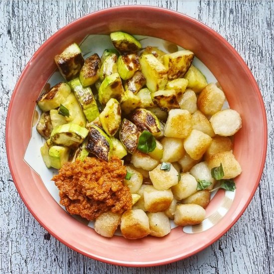 Zucchini and Cauliflower Gnocchi