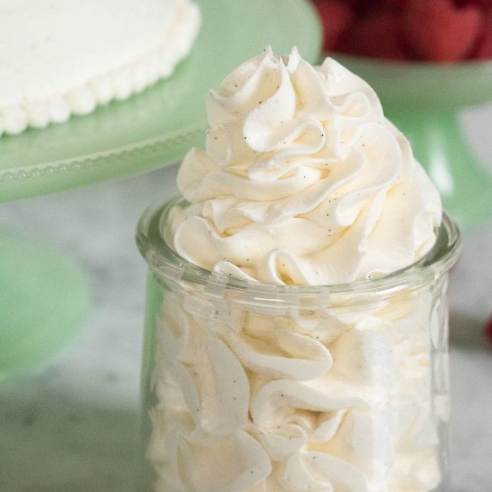 Vanilla Bean Italian Buttercream