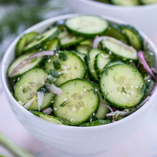 Easy Cucumber Salad