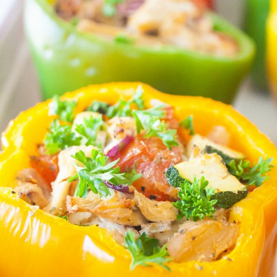 Healthy Greek Stuffed Peppers