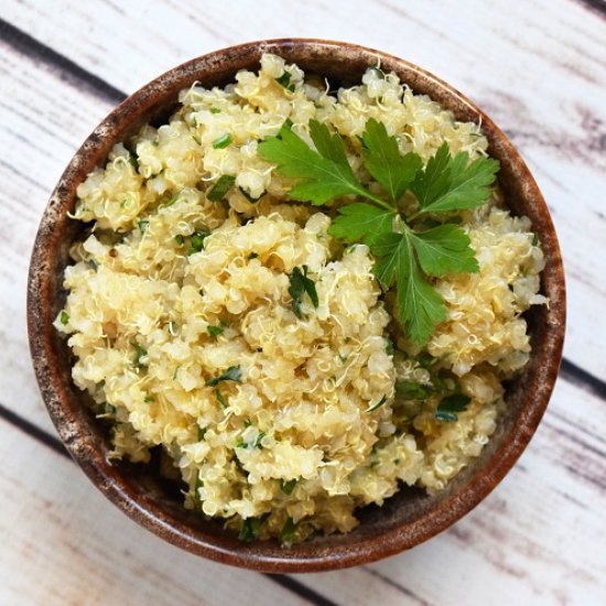 Turmeric Parsley Quinoa