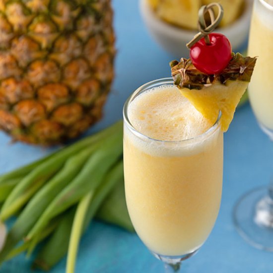 pineapple cream mimosas