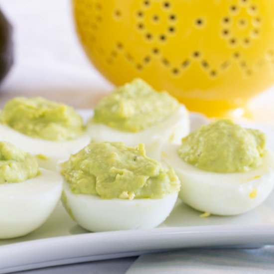 avocado ranch deviled eggs