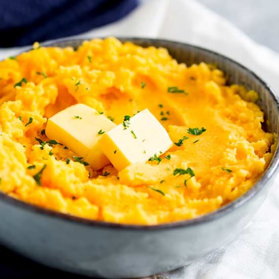 Savory Mashed Sweet Potato