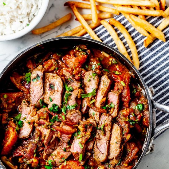 Peruvian lomo saltado