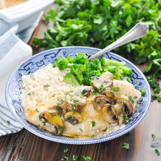 Dump-and-Bake Chicken Marsala