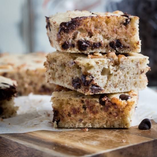 Cookies and Cream Vegan Blondies