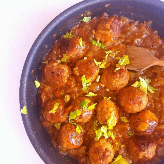 Meatball in Onion Gravy