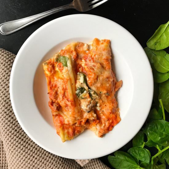 Baked Manicotti