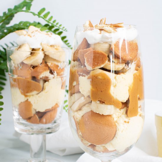 PEANUT BUTTER BANANA PUDDING