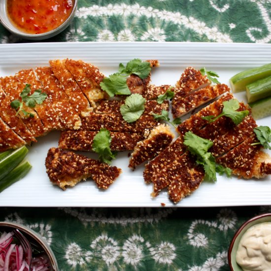 Sesame Crusted Chicken