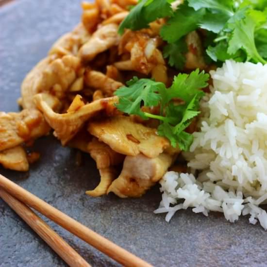 Thai Garlic Pepper Chicken