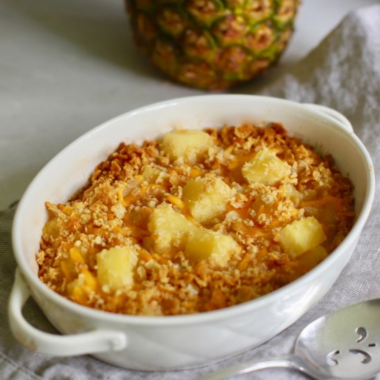 Southern Baked Pineapple Casserole