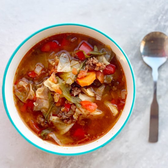 Unstuffed Cabbage Soup