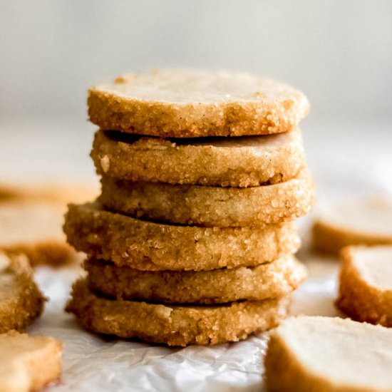 Vanilla Bean Shortbread Cookies