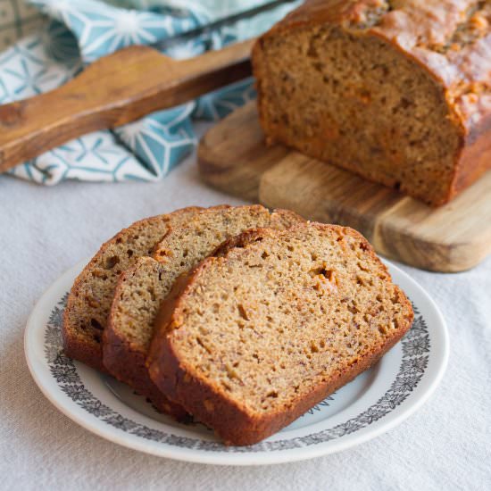 Coffee-Toffee Banana Bread