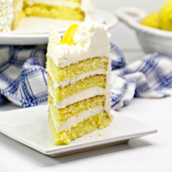 Mile High Lemon cake