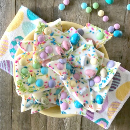 White Chocolate Easter Bunny Bark